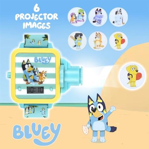 Accutime Bluey Kids Digital Projector Watch: Fun & Learning in One!