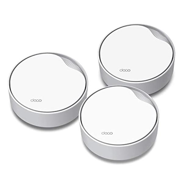 TP-Link Deco AX3000 PoE Mesh WiFi(Deco X50-PoE), Ceiling/Wall-Mountable WiFi 6 Mesh, Replacing WiFi Router, Access Point and Range Extender, PoE-Powered, 2 PoE Ports(1 x 2.5G, 1 x 