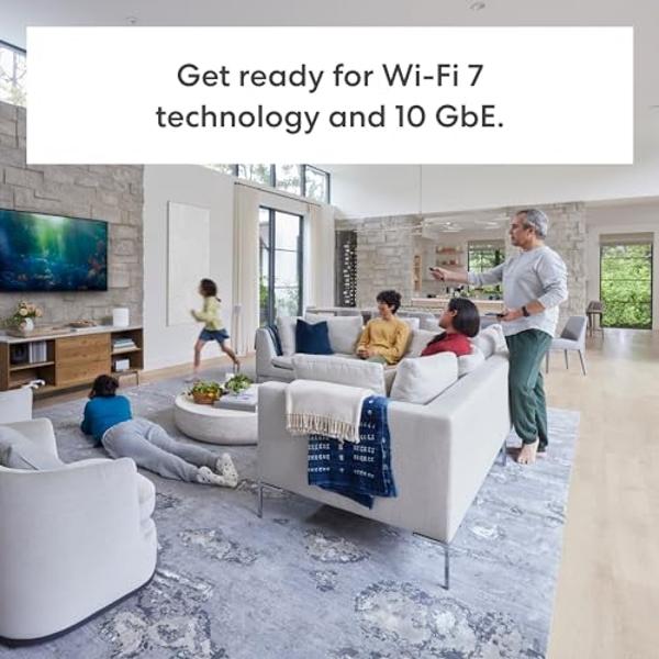 Amazon eero Max 7 mesh wifi system (newest model) - Supports internet plans up to 10 Gbps, Coverage up to 5,000 sq. ft., Connect 500+ devices, 2-pack