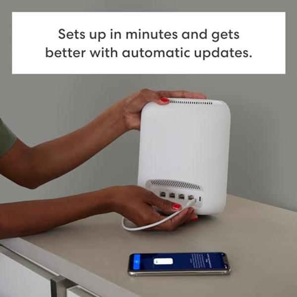 Amazon eero Max 7 mesh wifi system (newest model) - Supports internet plans up to 10 Gbps, Coverage up to 5,000 sq. ft., Connect 500+ devices, 2-pack