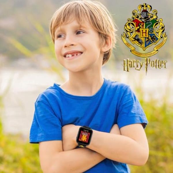 Accutime Harry Potter Kids Smart Watch with Touchscreen Camera Voice Recorder Step Counter and Wizarding Wallpapers – 10 Magical Watch Faces and Built-in Games – Fits Wrist Sizes 5