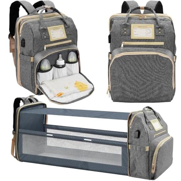 GOBABYMART Large Diaper Bag Tote, Maternity Travel diaper tote, Multifunction baby bag, Baby Nappy Bags, Messenger bag (Medium - Bears)