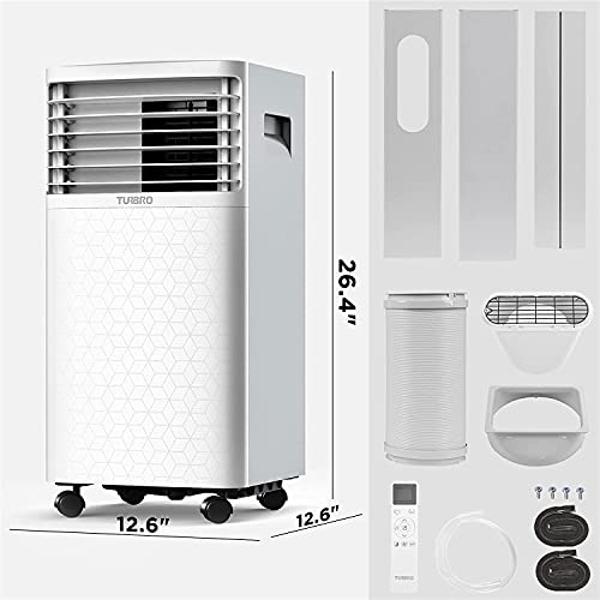VAGKRI 14,000 BTU Portable Air Conditioner, 3-in-1 AC with Fan & Dehumidifier, Cools up to 700 Sq.Ft, Energy Efficient AC Unit with Remote Control, Sleep Modes, 24H Timer for Bedro