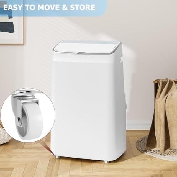 BALKO Small Air Conditioner, 5400mAh Built-in Battery Evaporative