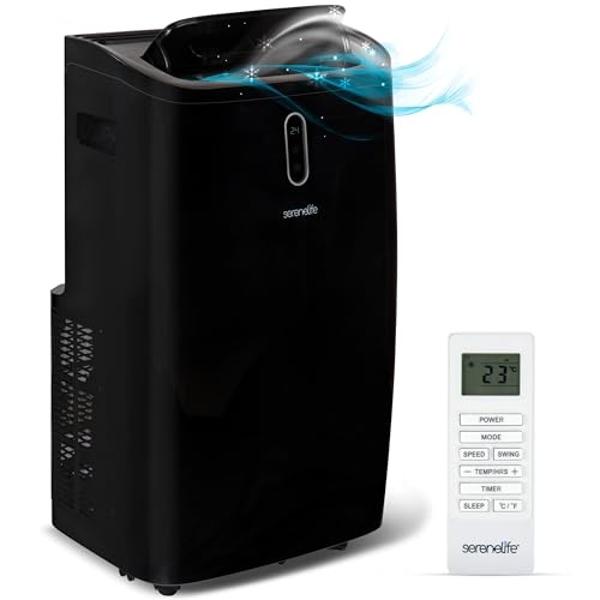 VAGKRI 14,000 BTU Portable Air Conditioner, 3-in-1 AC with Fan & Dehumidifier, Cools up to 700 Sq.Ft, Energy Efficient AC Unit with Remote Control, Sleep Modes, 24H Timer for Bedro