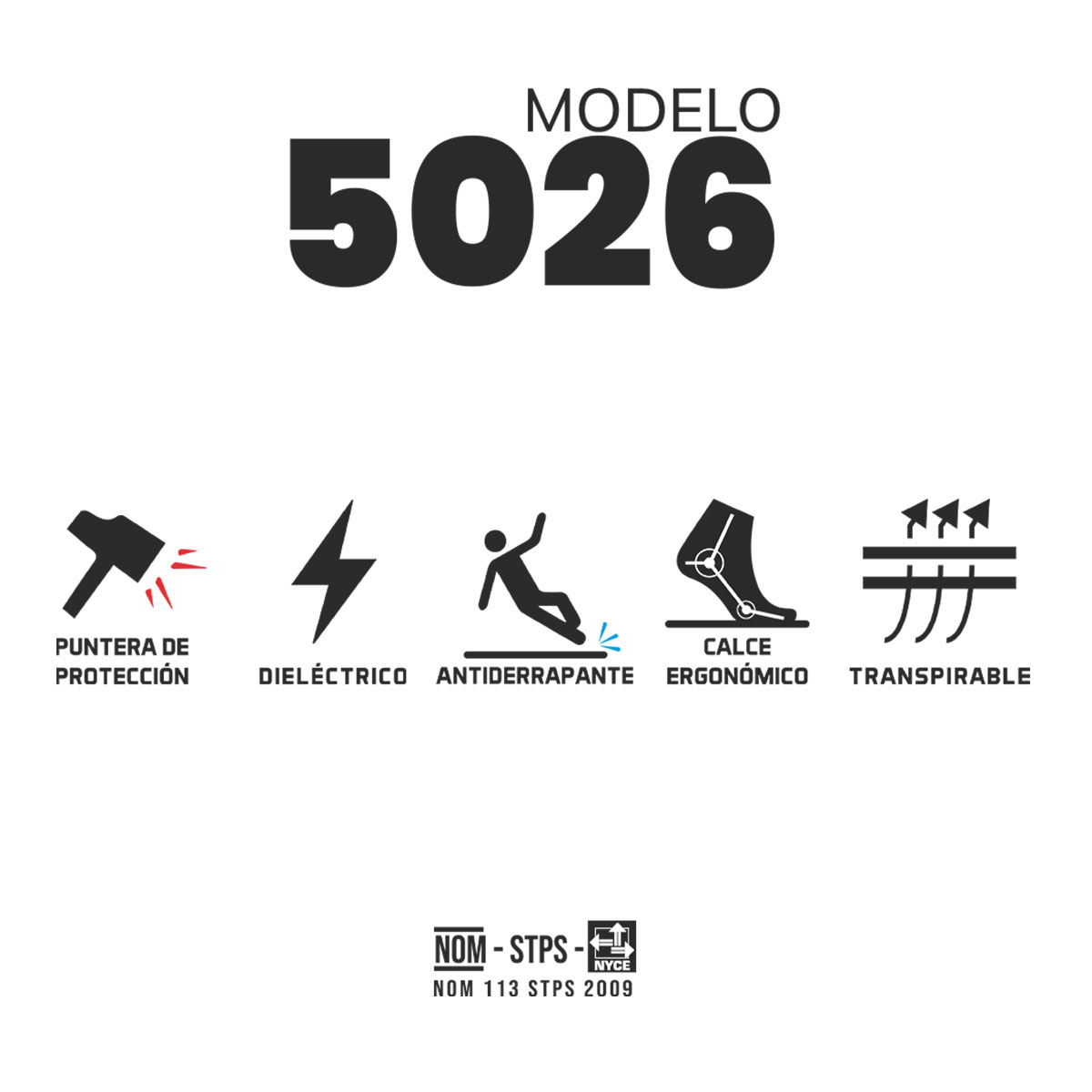 Bota seguridad mujer Armada 5026 casquillo dieléctrica