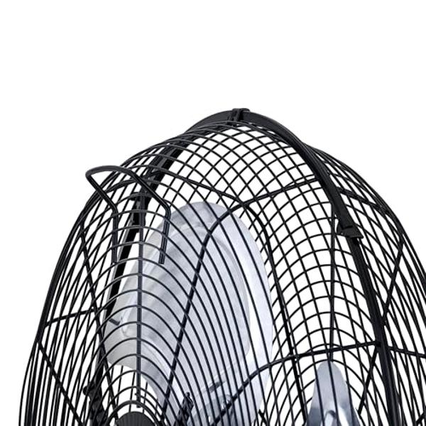 NewAir 20" High Velocity Outdoor Fan, Heavy Duty Waterproof 2-in-1 Floor Stand or Wall Mount Fan, Adjustable Tilt and 3 Speeds up to 4650 CFM | Wall Fan or Garage Fan for Indoor, P