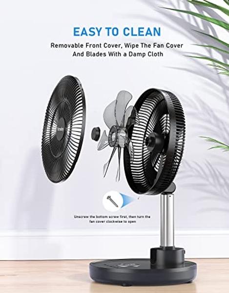 Holmes 16" Digital Stand Fan, 80° Oscillation, 3 Speeds, 3 Modes, 7.5-Hour Timer, Adjustable Height, 30° Head Tilt, Ideal for Home, Bedroom or Office, Remote Control, White
