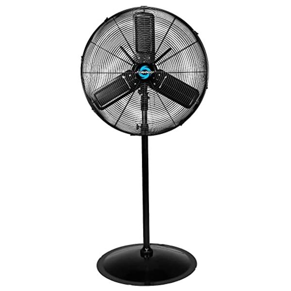 Holmes 16" Digital Stand Fan, 80° Oscillation, 3 Speeds, 3 Modes, 7.5-Hour Timer, Adjustable Height, 30° Head Tilt, Ideal for Home, Bedroom or Office, Remote Control, White