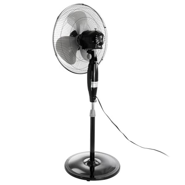 Tornado 24” Heavy-Duty Pedestal Fan – 7600 CFM, 3-Speed, Non-Oscillating, UL Safety Listed for Commercial & Industrial Use