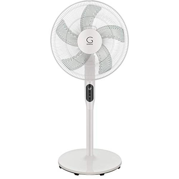 VEVOR 8 Inch Foldable Standing Fan with Remote, 4 Speeds, Portable, Quiet Desk Fan, 7200mah USB Rechargeable, Rotating Floor Fan for Bedroom/Office/Travel