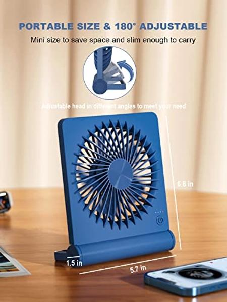 Portable Fan Rechargeable, 20000mAh Cordless Battery Powered Fan with LED Lantern, USB C Battery Operated for Travel Bedroom Home Camping Tent Office Beach Desk Fishing Table