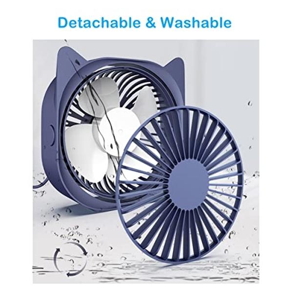 Fly Away - 2 Pack Fly Fans for Tables, Indoor or Outdoor Use, Ideal for Restaurants, BBQs, Events. Deter Flies, Wasps, Bees, Moscas, and Bugs. Battery Operated with Tabletop and Ha