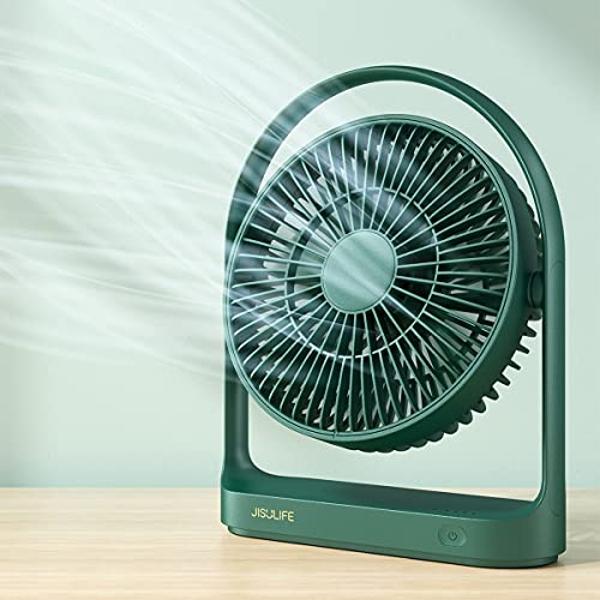 Fly Away - 2 Pack Fly Fans for Tables, Indoor or Outdoor Use, Ideal for Restaurants, BBQs, Events. Deter Flies, Wasps, Bees, Moscas, and Bugs. Battery Operated with Tabletop and Ha