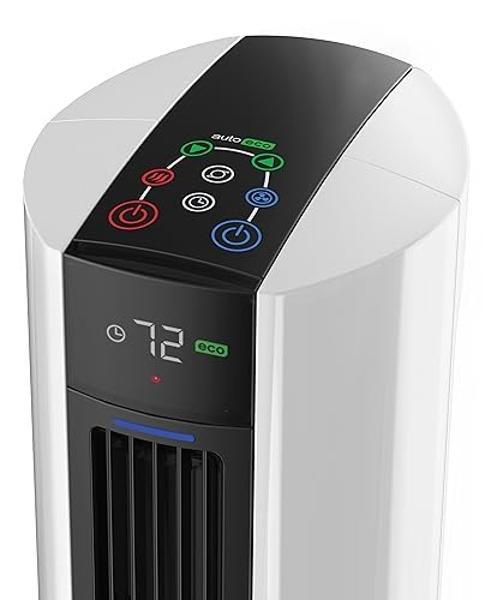 LEVOIT Tower Fan for Bedroom, Standing Fan that Blows Cold Air for Home, 28dB Quiet for Sleep, Remote, 90° Oscillation, 12H Timer, 25ft/s Velocity, 5 Speeds, 4 Modes, Bladeless 36 
