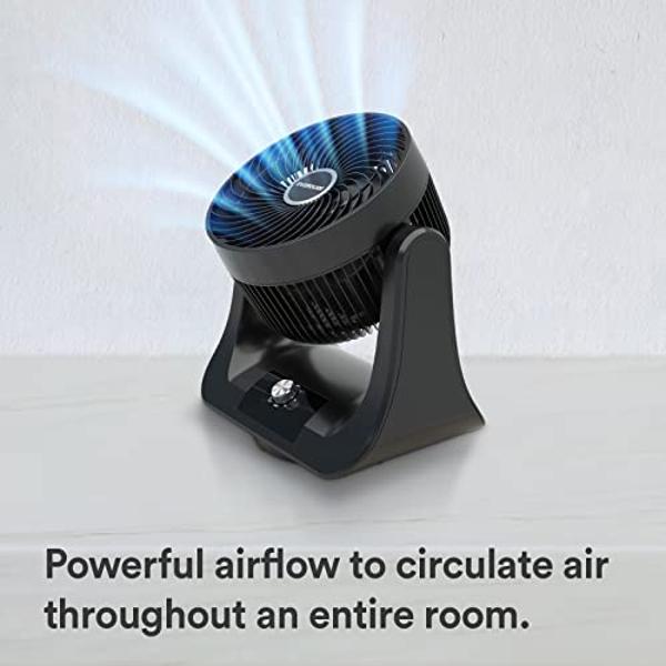 Everdure 9” Oscillating Desk or Table Fan, 3 Speed Settings, Targeted Airflow Control, Low Noise, Portable, Personal Fan, Perfect Cooling Fan for Bedroom, Living Room, Home Office,