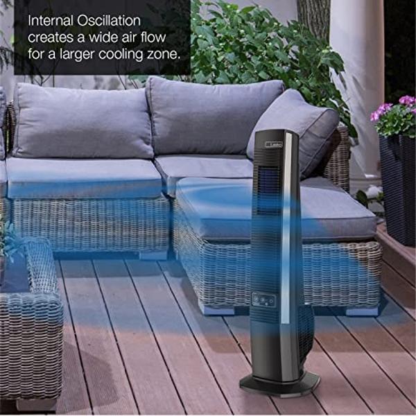 Limitless Breezie Portable Fan with LED Light & 8,000mAh Power Bank (Gray)