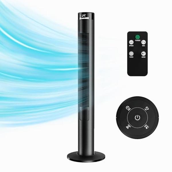 Vornado ATOM 2 AE Compact Oscillating Tower Fan with Alexa Voice Control