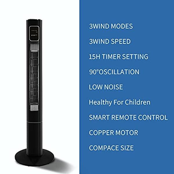 Lygee Desk Fan 3-Speed Oscillating Bladeless Desktop Cooling Fan with Remote, Office Home Bedroom Cooling Companion, Upright Flat-Lying or Wall-Mounted
