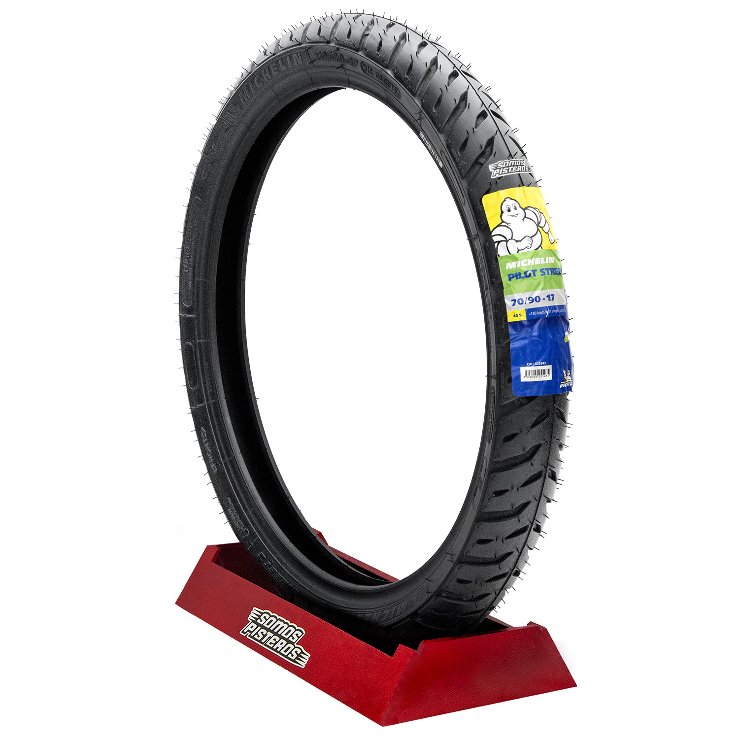 LLANTA MICHELIN 70/90 17 PILOT STREET 2 43S TL Ft125 Platina