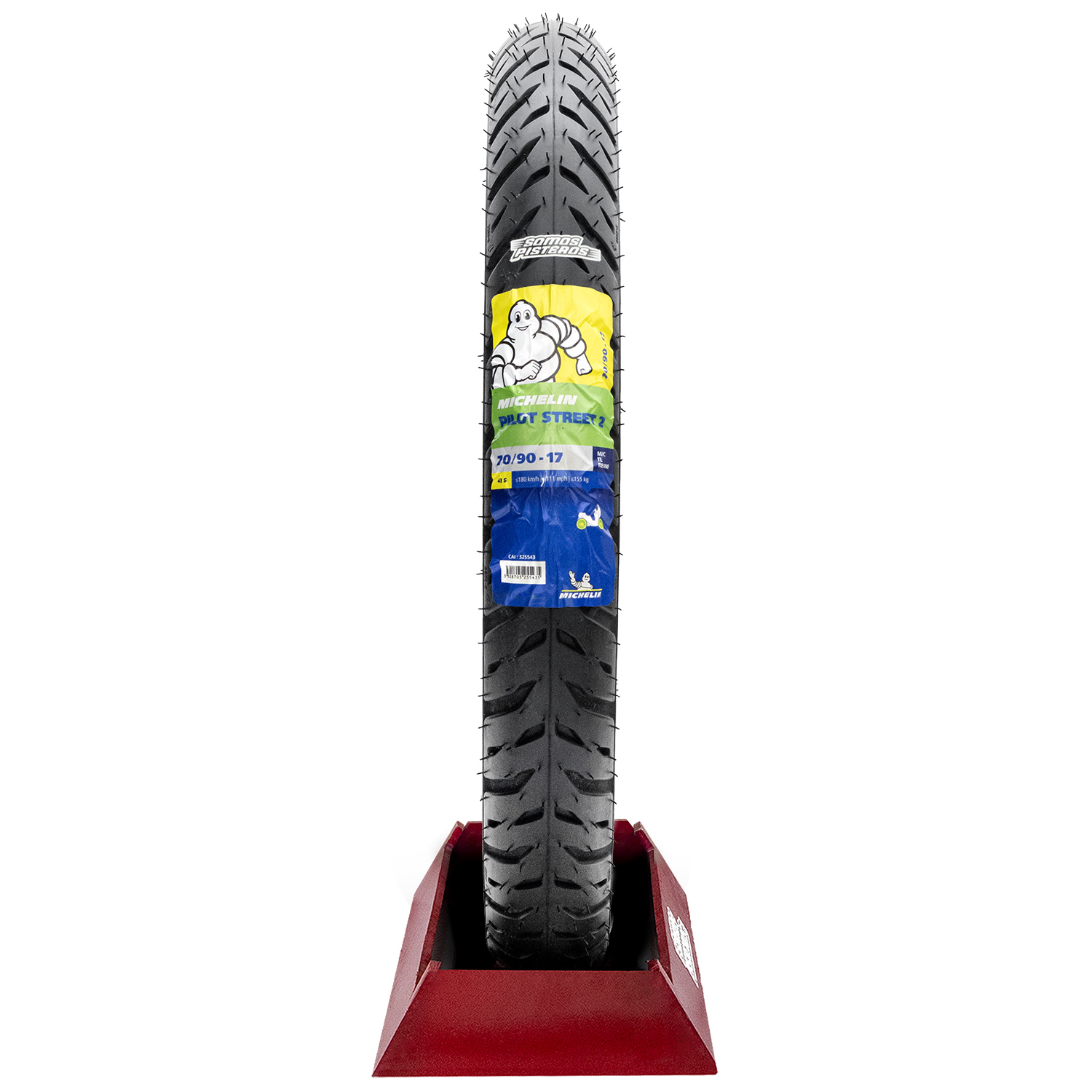 LLANTA MICHELIN 70/90 17 PILOT STREET 2 43S TL Ft125 Platina