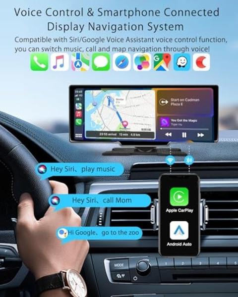 BOSS Audio Systems 850BRGB Car Stereo System - Double Din, Bluetooth Audio and Calling Head Unit, Aux In, USB, CD Player, Multi Color Illumination, AM/FM Radio Receiver, Hook Up To