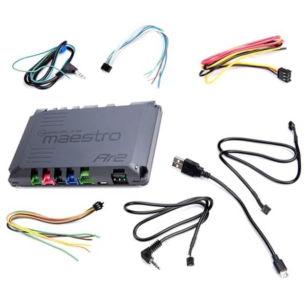 Maestro iDatalink ADS-MRR2 Universal Radio Replacement and Steering Wheel Interface - Retain Factory Features & Display Engine Performance Info on Touchscreen When Installing Maest