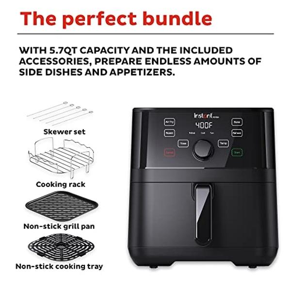 Instant Pot A-072-04-3053-B-MOTN Instant Vortex 6 Quart Air Fryer Oven, 4-in-1 Functions (Renewed)