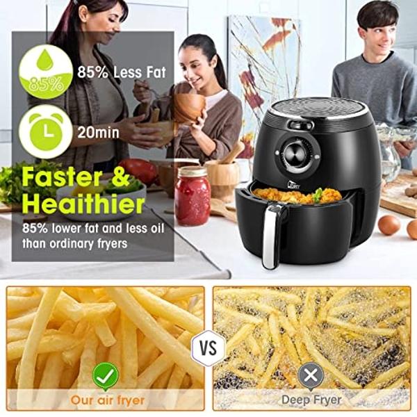 Ninja Crispi Air Fryer, Microwave, Freezer & Dishwasher Safe, Non Toxic Glass Portable Cooking System, 4 QT & 6 Cup Glass Containers with Storage Lids, Easy Meals, Air Fry, Bake, G