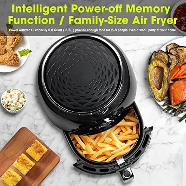 Ninja Crispi Air Fryer, Microwave, Freezer & Dishwasher Safe, Non Toxic Glass Portable Cooking System, 4 QT & 6 Cup Glass Containers with Storage Lids, Easy Meals, Air Fry, Bake, S