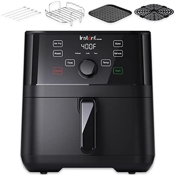 Instant Pot A-072-04-3053-B-MOTN Instant Vortex 6 Quart Air Fryer Oven, 4-in-1 Functions (Renewed)