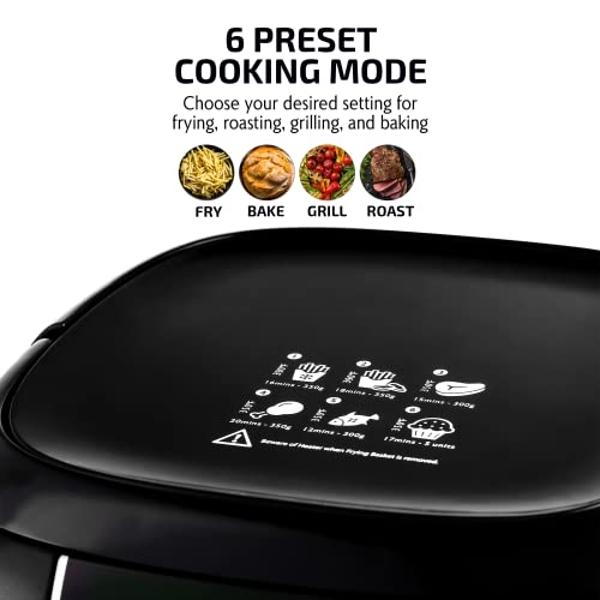 Gourmia GTF7655 17-in-1 Multi-function, Digital, French Door, Stainless Steel 6-Slice Air Fryer Oven