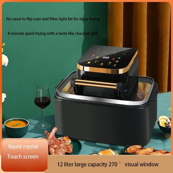 Ninja SL401 DoubleStack XL 10-Qt 2-Basket Air Fryer, DoubleStack Tech for 4 Foods at Once, Space-Saving, Smart Finish & Match Cook, 6-in-1 Functions, Family-Sized, Easy Clean, Grey