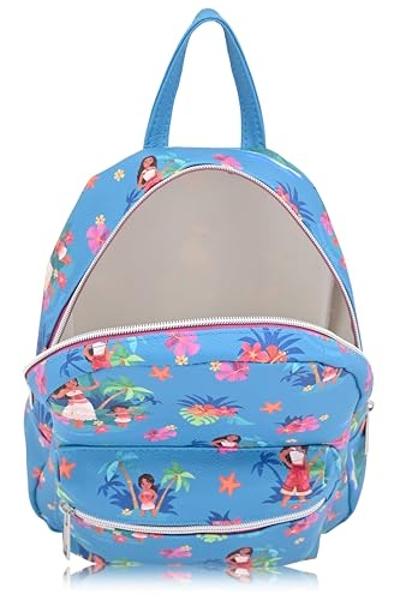 Disney Moana Backpack for Women, Men, Boys, Girls, Unisex | Cute PU Leather 10" Moana Mini Backpack Purse Shoulder Purse | Moana Bag and Moana Accessories