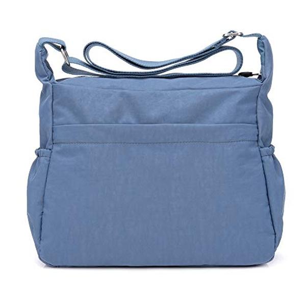 MINTEGRA Crossbody Bag for Women Nylon Waterproof Shoulder Purse Messenger Bag Lightweight Pocketbooks