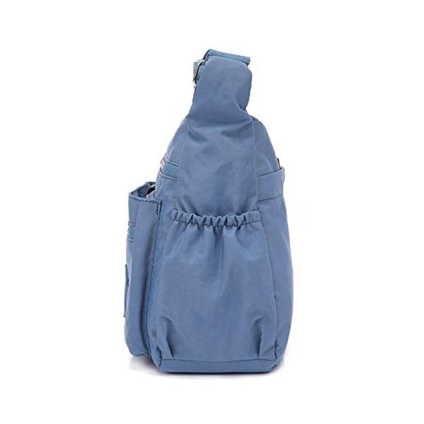 MINTEGRA Crossbody Bag for Women Nylon Waterproof Shoulder Purse Messenger Bag Lightweight Pocketbooks