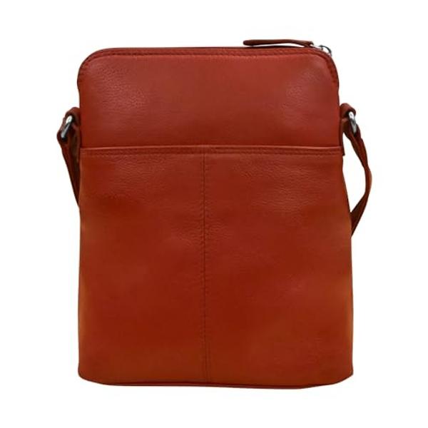 DOURR Women's Multi-pocket Shoulder Bag Fashion Cotton Canvas Handbag Tote Purse (Purple Coffee - Medium Size)