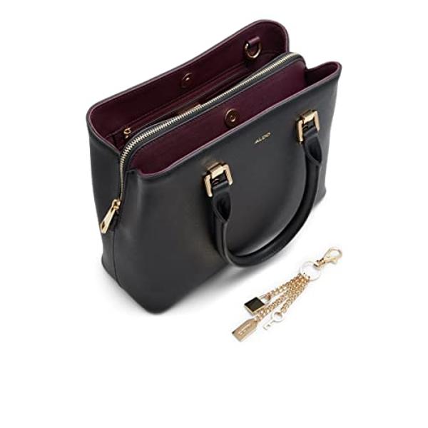 ELDA Purses for Women Pocketbooks Soft PU Leather Ladies Crossbody Purse Multi Pocket Shoulder Bag (Black)