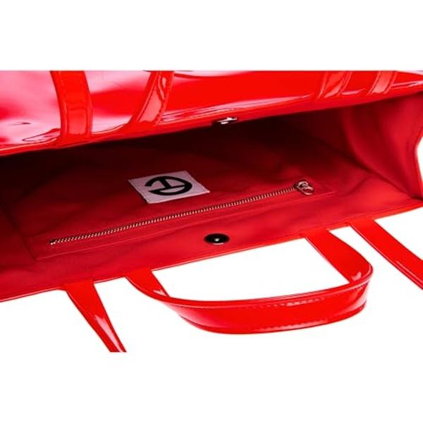 TELFAR Medium Shopping Bag - Red Patent
