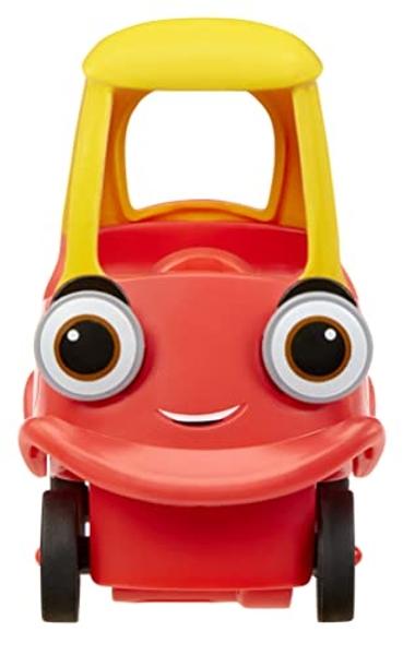 Little Tikes Let’s Go Cozy Coupe™ 2pk Mini Color Change Vehicles for Tabletop or Floor Push Play Car Fun and Color Change for Toddlers, Boys, Girls 3+ Years, Red