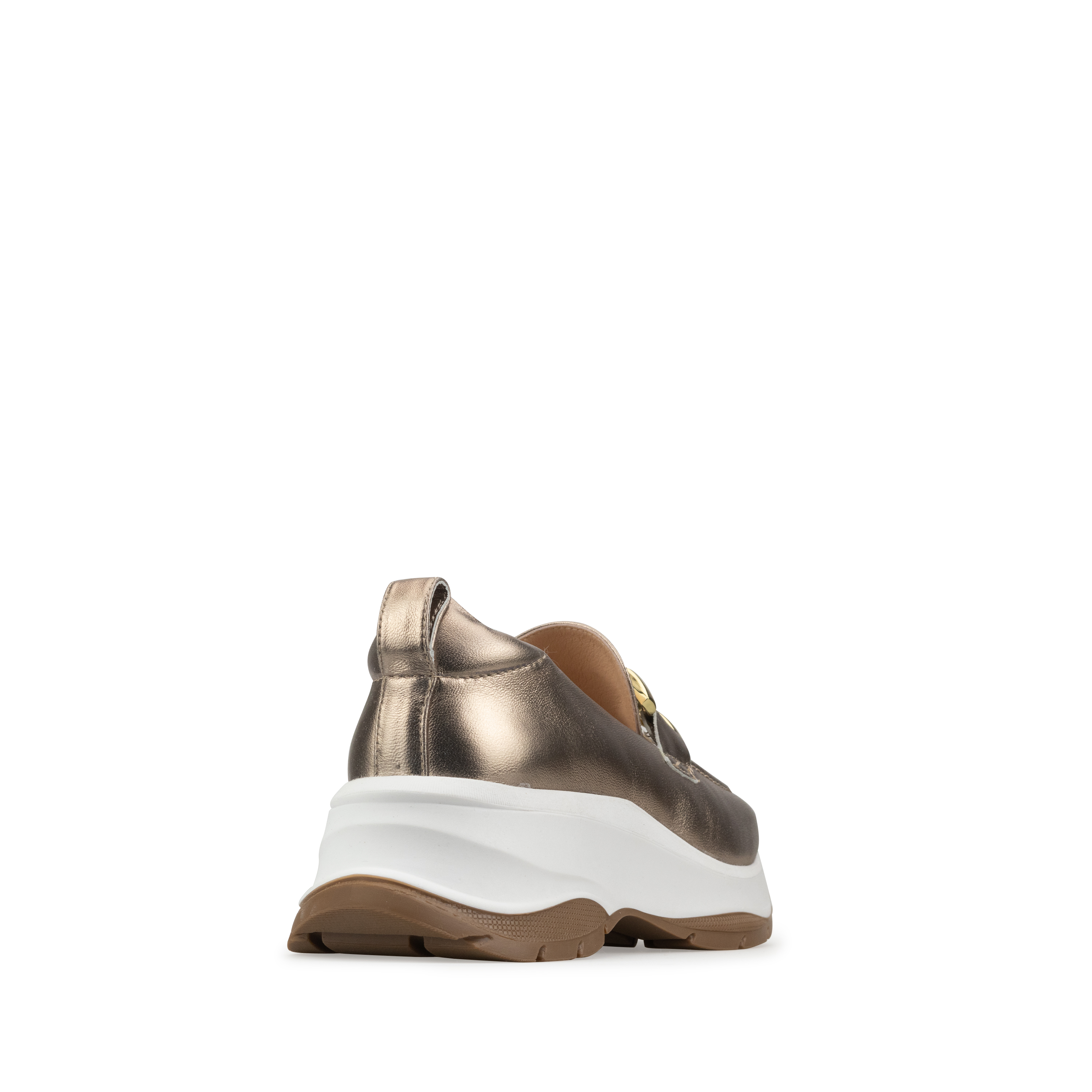 Tenis De Piel Oro Rosado Davenia Elegantes Para Dama Mod. Luna