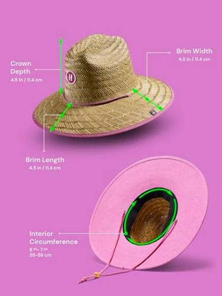FURTALK Womens Wide Brim Sun Hat with Wind Lanyard UPF Summer Straw Sun Hats for Women
