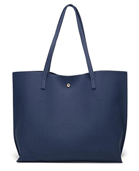 Amazon Essentials Women's Soft Tote Bag, Black, One Size