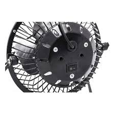 VENTILADOR TAURUS MINIFAN 4 PUL ESCRITORIO 1 VEL 2.5W/5V USB METAL NEGRO