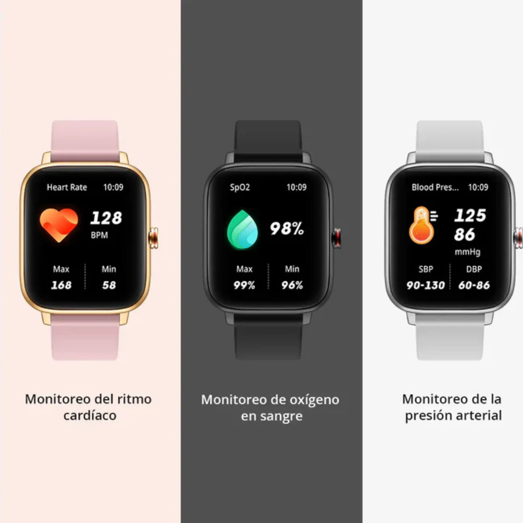 Smartwatch Colmi P8 Max Plateado – Reloj Inteligente Unisex con Llamadas, Salud y Estilo Deportivo