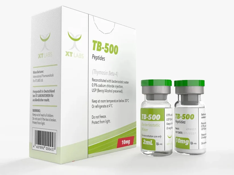 TB-500 XT Labs 10mg x 2ml Reparación Avanzada y Regeneración Celular