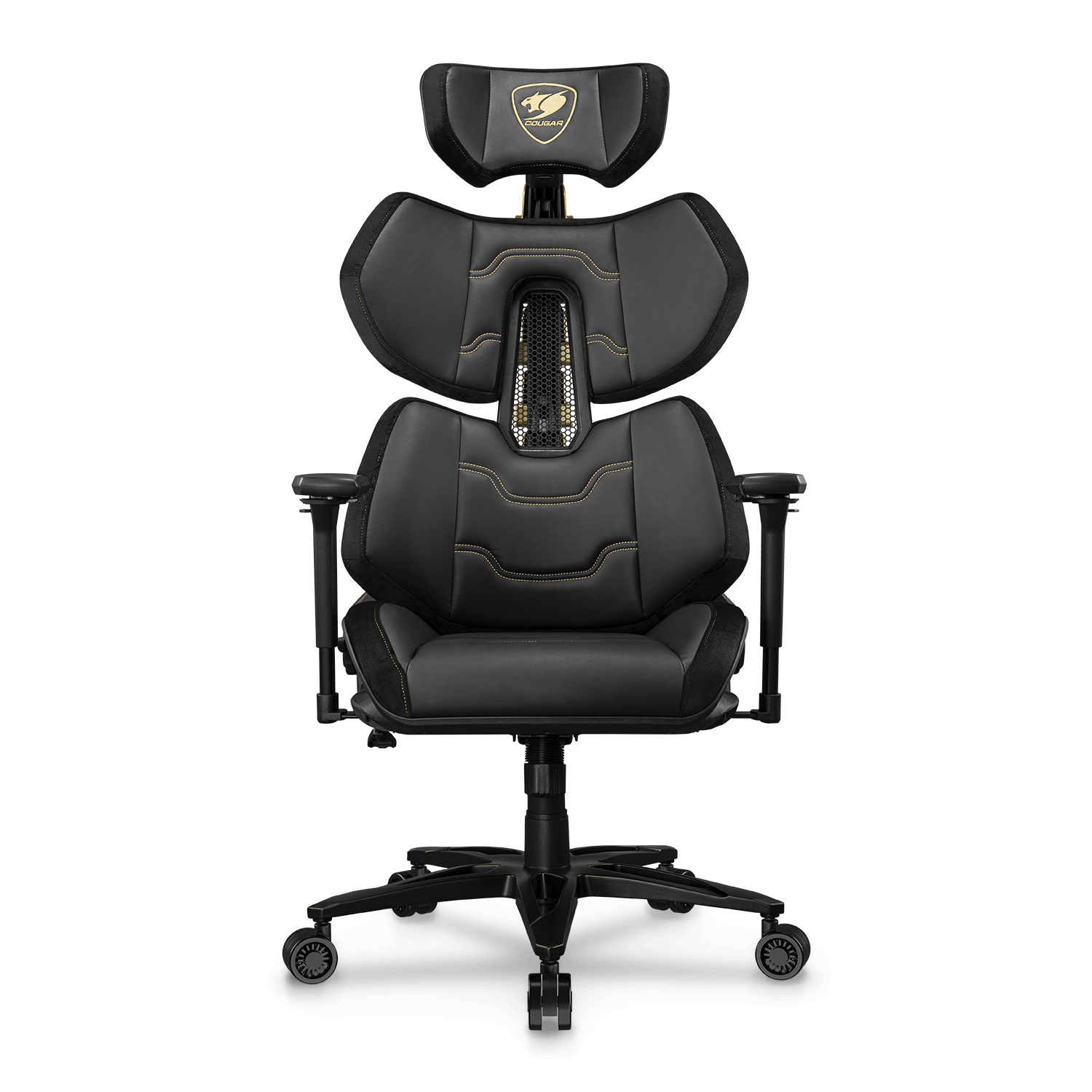 SILLA COUGAR TERMINATOR ELITE BLACK/GOLD ERGONICA SOPORTA 130KG 3MTREGLB.0001