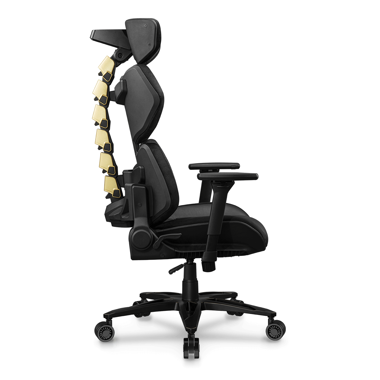 SILLA COUGAR TERMINATOR ELITE BLACK/GOLD ERGONICA SOPORTA 130KG 3MTREGLB.0001
