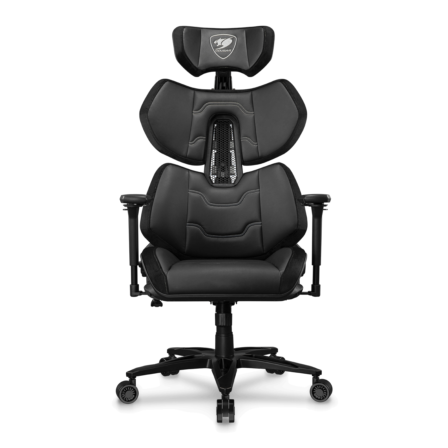 SILLA COUGAR TERMINATOR ELITE BLACK/SILVER ERGONICA SOPORTA 130KG 3MTRESLB.0001