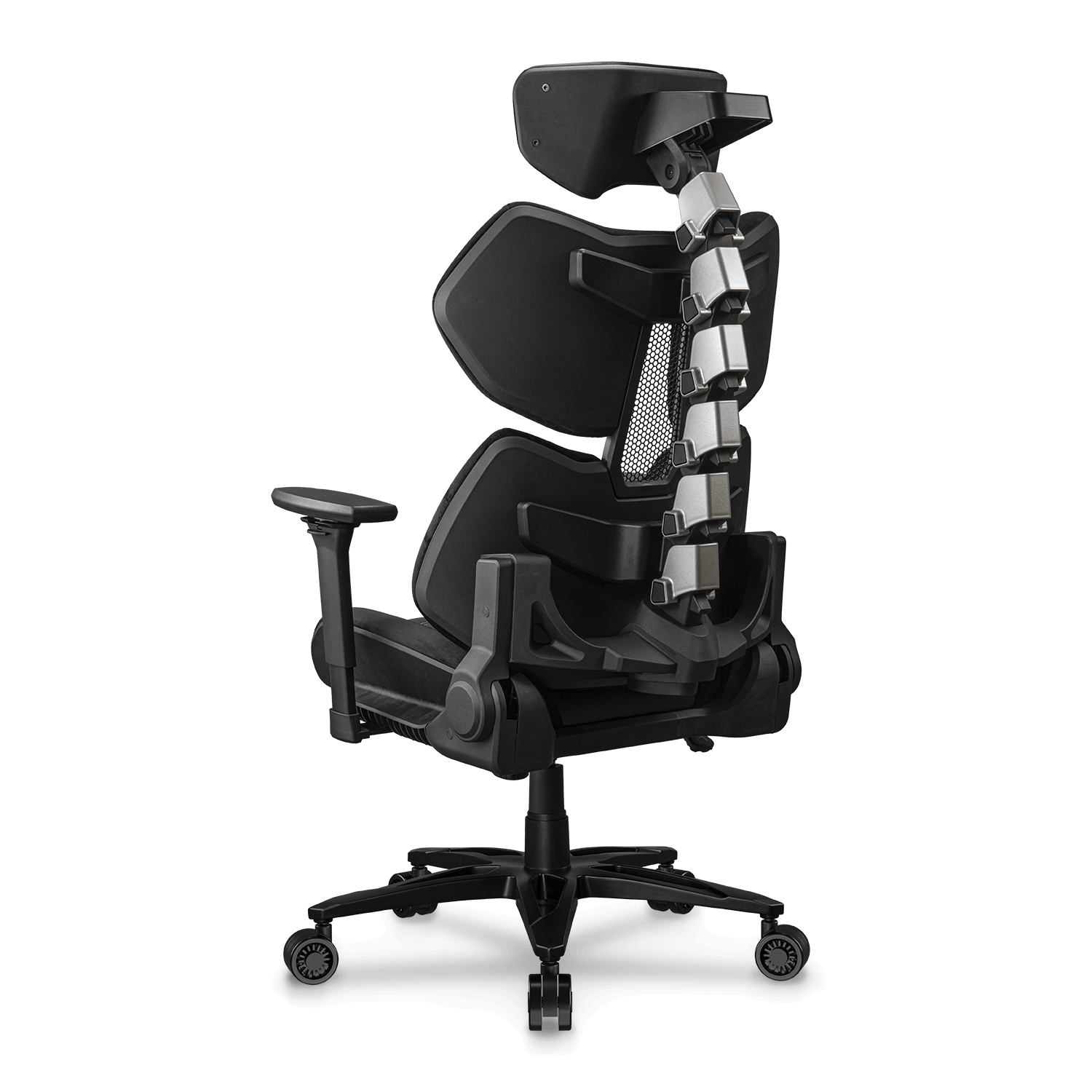 SILLA COUGAR TERMINATOR ELITE BLACK/SILVER ERGONICA SOPORTA 130KG 3MTRESLB.0001